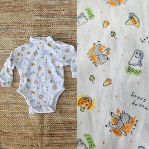 Vintage Cotton Halloween Turtleneck One Piece